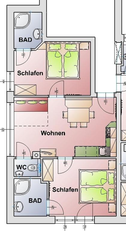 Appartements Stockinger Гросарл Стая снимка